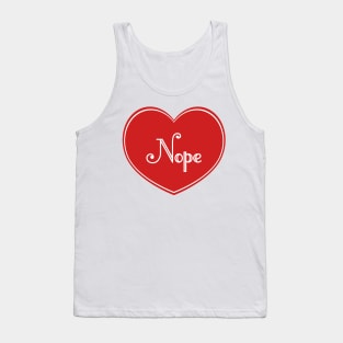 Nope Heart Tank Top